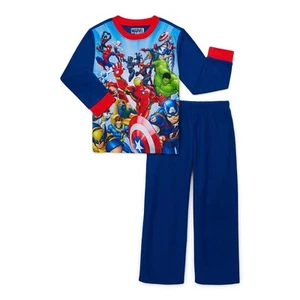 Marvel Avengers Long Sleeve Top & Pants Pajama Pants Size L (10-12) - Picture 1 of 3