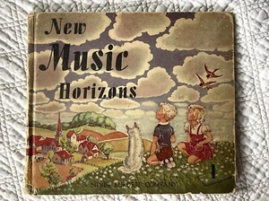 New Music Horizons First Book Silver Burdett Publications 1944 GUC - Imagen 1 de 8