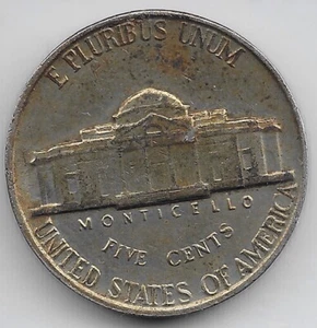 Moneda coleccionable Jefferson 1963 níquel error TDR triple troquel reverso FS-801 - Imagen 1 de 3