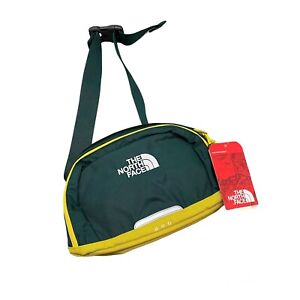 NEW The North Face Roo Waist Pack Bag Green/Yellow Daypack Hiking 