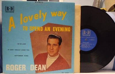 ROGER DEAN "A Lovely Way..." SCARCE 1969 PRIVATE PRESS LP Vocal Jazz Pop SIGNED - Image 1 of 4