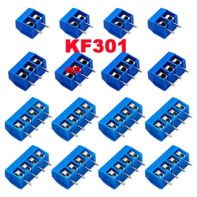 2Pin 3 Pin 5.08mm Pitch PCB Mount Screw Terminal Block Connector KF301 Adapter - Image 1 of 4