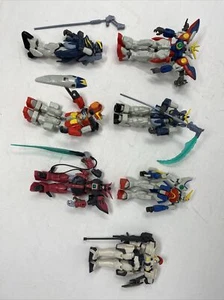 7 Vintage Bandai Mobile Suit Gundam Wing Deluxe 4 inch Action Figure and Parts - Picture 1 of 17