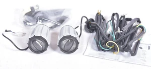GIVI S320 Trekker Universal LED Auxiliary Headlights Fog Lights Motorcycle Set - Picture 1 of 6