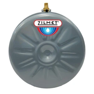 Tanque hidrónico redondo plano Zilmet ZFT8C 2,1 gal con conexión NPT de 1/2", unión - Imagen 1 de 3