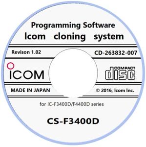 Icom CS-F3400D V. 1.02 Programming Software, F3400D/F5400D/F4400D/F6400D Series' - Zdjęcie 1 z 1
