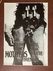 Frank Zappa Mothers of Invention 1970s Tour vintage concert poster Konzertplakat