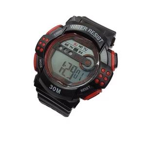 Reloj Deportes Alarma Crono Digital Impermeable 30m Luz Fecha Negro Lac - Imagen 1 de 1