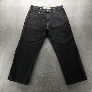 VTG Levis Silvertab Jeans 34x30 Black Loose Straight Hip Hop Streetwear Denim