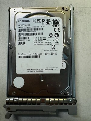 UCS-HDD300GI2F105 MK3001GRRB CISCO 300GB 15K RPM 6Gb/s SFF 2.5" SAS HDD - Image 1 of 4