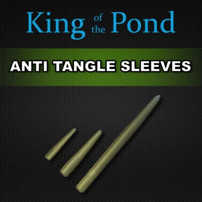 KOTP Grün 20mm Mini Anti Tangle Ärmel x15 - Karpfenangeln, Karpfenbohrgeräte