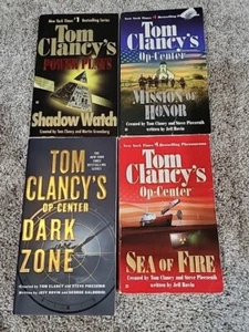 Tom Clancy's Op-center Series Mission Of Honor, Sea Of Fire, Dark Zone, Shadow - Picture 1 of 5
