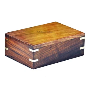 Pequeñas urnas de cremación de madera para cenizas humanas urna de cremación funeraria para mascotas - Imagen 1 de 6