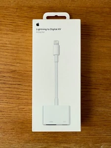 Apple Lighting to Digital AV Adapter (Original) MW2P3ZM/A *neu* - Zdjęcie 1 z 3