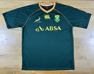 South Africa Rugby Jersey Men’s XL Canterbury National Team ABSA Green SEE - Picture 1 of 12