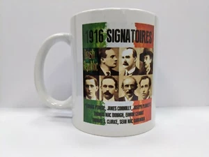 The Gael Collection - 1916 7 Signatories Irish Flag Design Mug - Picture 1 of 2
