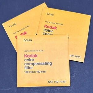 SEALED New Old Stock KODAK 100mm Gel Wratten CC05G or CC10G Filter - Picture 1 of 5