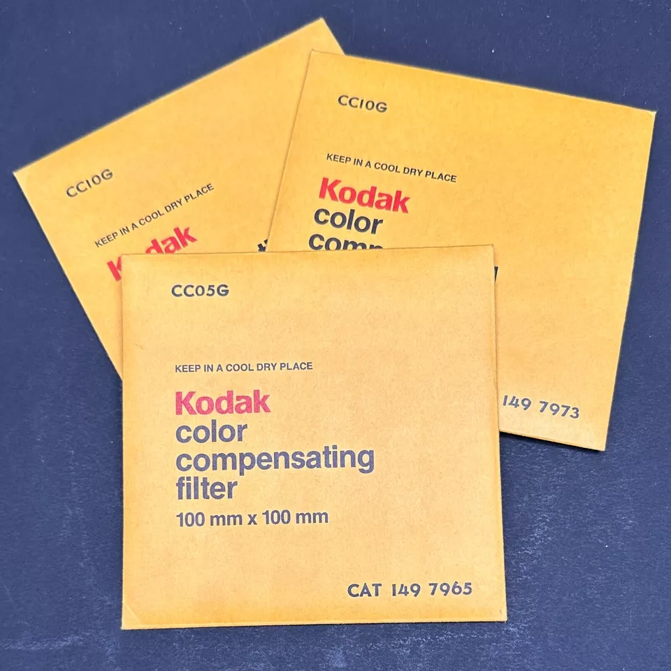 SEALED New Old Stock KODAK 100mm Gel Wratten CC05G or CC10G Filter - Image 1 of 1