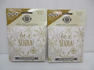 Ambientador de aire floral en polvo con bolsita Sparkle City Scent navideño 2 unidades nuevo - Imagen 1 de 8