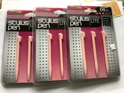 Set Of Three  3 Pack Pink DS Lite Stylus Pen New Sealed Komoda - Image 1 of 4