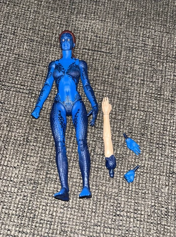 Marvel Legends figure Mystique Movie Series Complete Cover