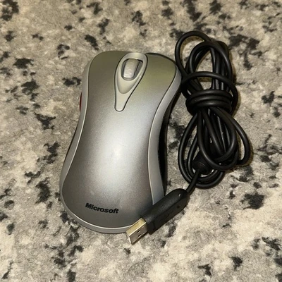 Microsoft Comfort Optical Mouse 3000 Model 1043 X812481-001 Wired USB Tested - Image 1 of 4