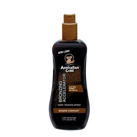 Australian Gold Spray Gel Bronzer, Dark Tanning Accelerator, AGCB175 8oz/240ml - Image 1 of 1