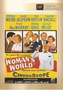 WOMAN'S WORLD, Very Good DVD, Clifton Webb, June Allyson, Van Heflin, Lauren Bac - Picture 1 of 1