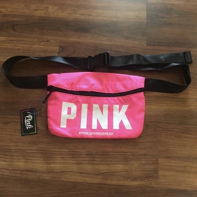 PINK by Victoria’s Secret Fanny Pack Waist Belt Bag Purse Travel Running Neon - Image 1 of 2