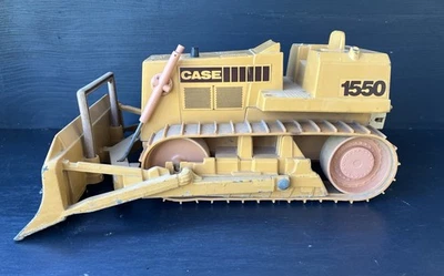 Vintage ERTL CASE 1550 Toy Model Long Track Steel Bulldozer 1:16 Scale USA - Image 1 of 4