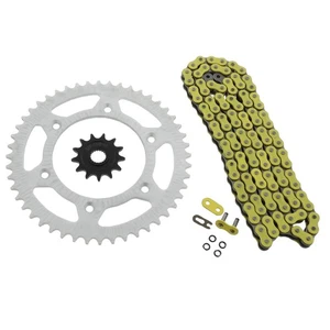 Honda 10-14 CRF250 R / 07-13 CRF250 X Yellow O Ring Chain & Sprocket 13/48 116L - Picture 1 of 5