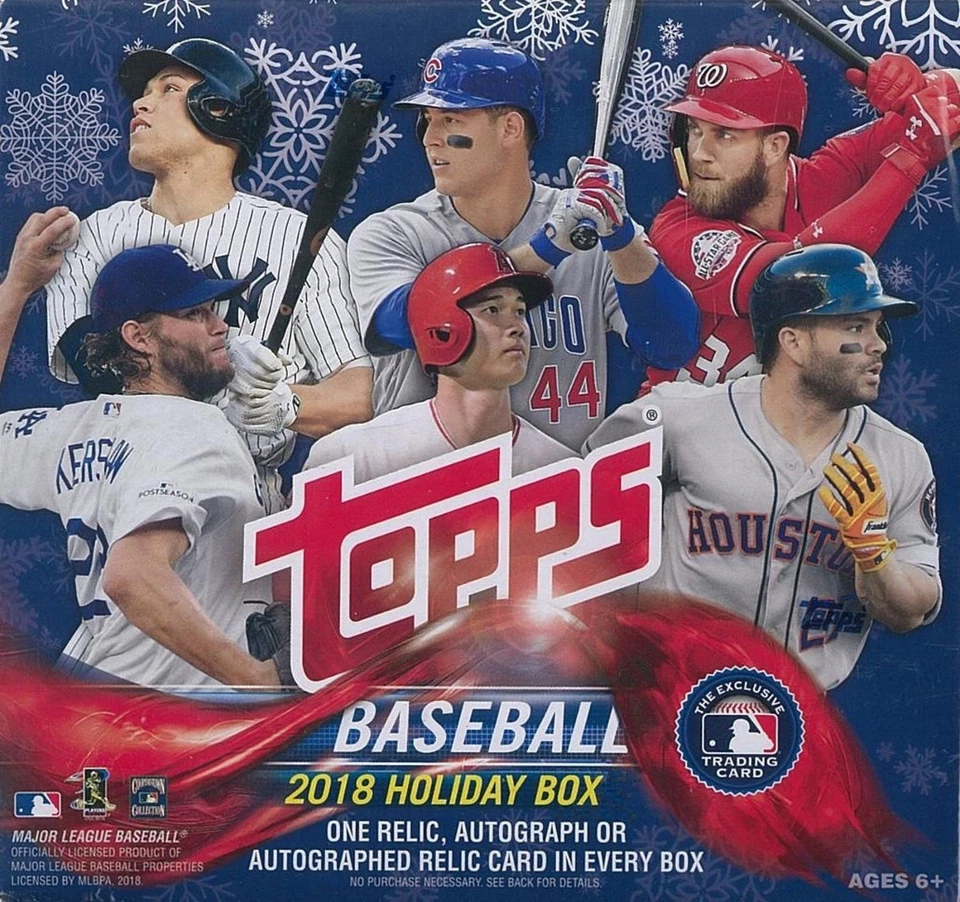 2018 Topps Baseball Holiday #1-#200 - Complete Your Set - Base, Metallic, Relic - Image 1 of 1