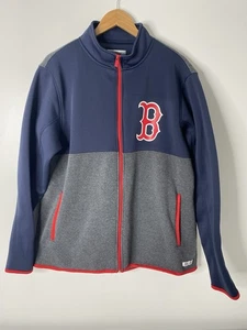 Chaqueta grande con cremallera completa de los Medias Rojas de Boston MLB ropa genuina TrueFan cremallera - Imagen 1 de 8