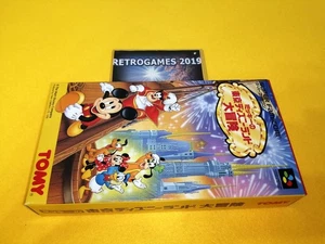 Mickey Tokyo Disney Land Adventure   NINTENDO  SUPER FAMICOM REG CARD - Picture 1 of 4