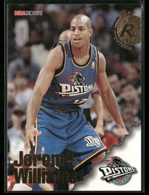 1996-97 NBA HOOPS JEROME WILLIAMS DETROIT PISTONS RC #316 - Image 1 of 3