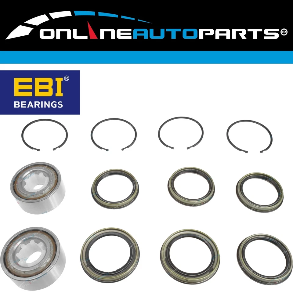 2 x Front Wheel Bearing Kits for Nissan Pulsar N14 N15 1990~2000 - Image 1 of 1