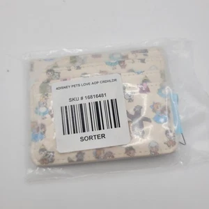 Cartera portatarjetas Loungefly Disney Pets Chibi Animal Love con impresión de identificación - Imagen 1 de 6