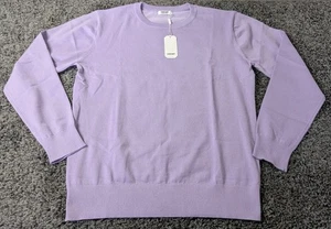 Suéter Coofandy Para Hombre M Púrpura Claro Manga Larga Cuello Redondo - Imagen 1 de 5