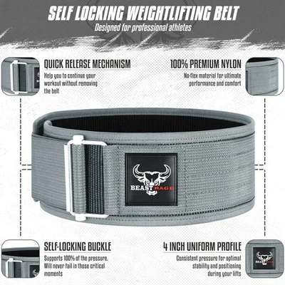 QUALITY XXL Weight Lifting Belt for Gym Back Support Power Training 46" to 50" - Image 1 of 4