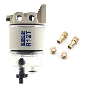 Easy Install R12T Marine Fuel Water Separator Kit For Gas & Diesel Engines - Picture 1 of 19