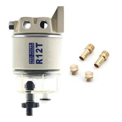 Easy Install R12T Marine Fuel Water Separator Kit For Gas & Diesel Engines - Image 1 of 4