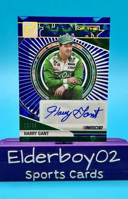 Harry Gant /25 Auto Turn Of The Century Blue Xplosion 2025 Donruss Racing Nascar - Image 1 of 3