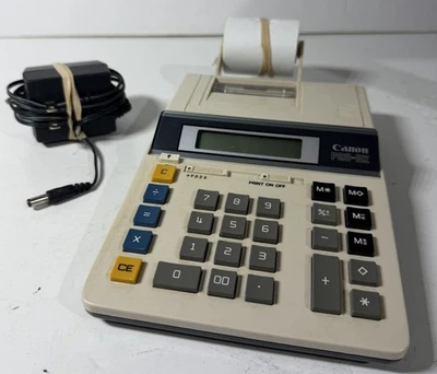 Canon Electric Calculator P20-DX Adding Machine Desktop Tested w/Power Adapter - Image 1 of 4