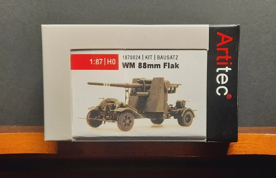 ARTITEC art. 1870024 kit - 1/87 - H0 - WM 88 mm FLAK 18 - NUOVO - Immagine 1 di 3