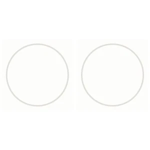 2X Stainless  Chrome Interior Steering Wheel Circle Cover Trim for  K55985 - Bild 1 von 4