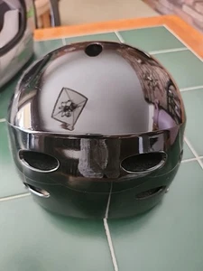 RAZOR HELMET GLOSS BLACK 5+ GOOD CONDITION - Picture 1 of 8
