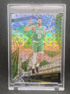 Jayson Tatum RARE GROOVE REFRACTOR INVESTMENT CARD SSP PANINI CELTICS MVP - Image 1 of 2