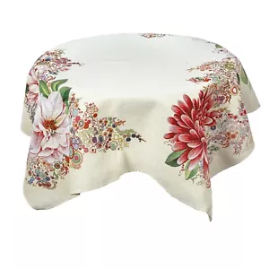 Mantel Mesa Rectangular Tela Tapiz Español Tela Multicolor Tela Dalias - Imagen 1 de 7