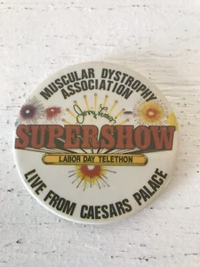 Caesars Palace Pin Badge - Jerry Lewis Supershow - Includes Priority Shipping - Picture 1 of 3