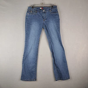 Tommy Holfiger Jeans Womens 11 Blue Straight Leg Mid Rise - Picture 1 of 14
